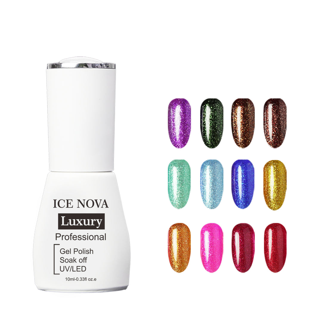 ICE NOVA | Блестящий гель-лак с бриллиантами