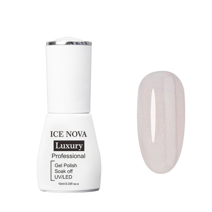 Capa base de goma con purpurina LL de ICE NOVA