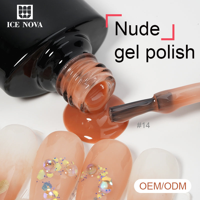 ICE NOVA | Телесно-розовые цвета, набор из 6+2 шт.