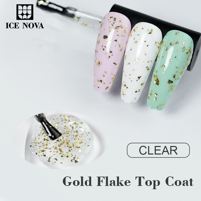 ICE NOVA | Gold Flake Top Coat
