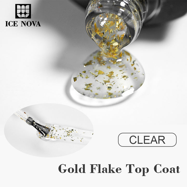 ICE NOVA | Gold Flake Top Coat