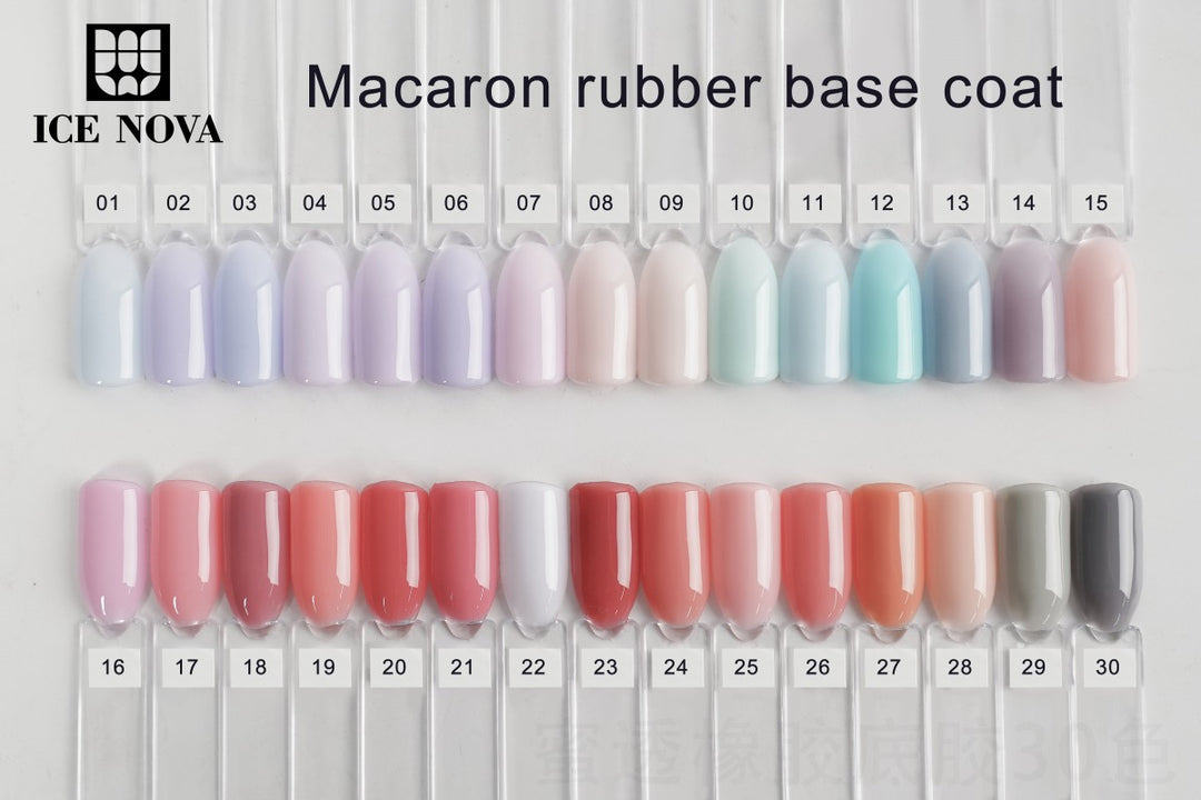 ICE NOVA | Macaron Rubber Base Coat