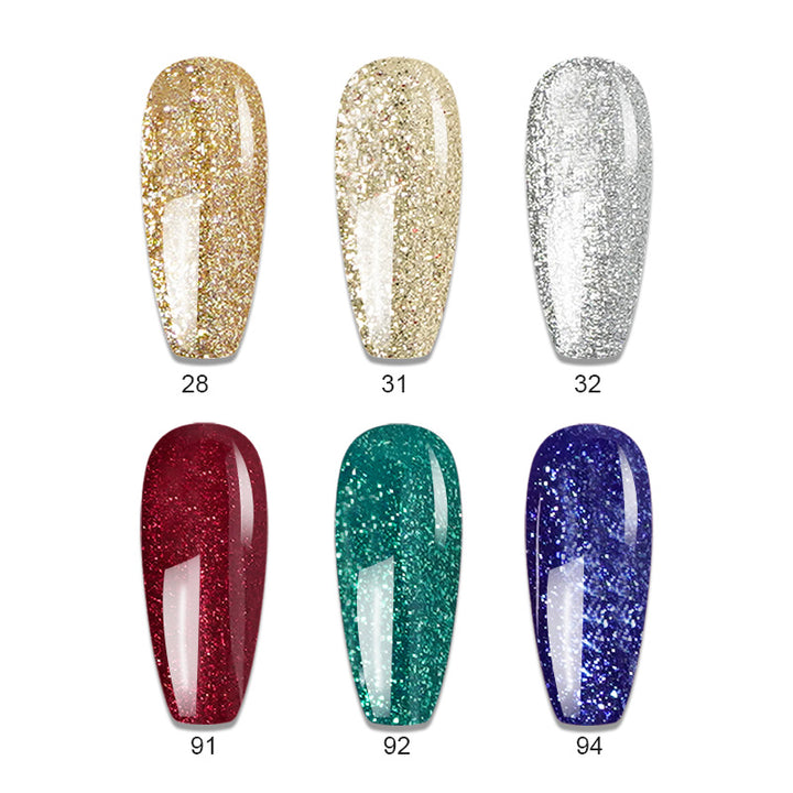 ICE NOVA | Hema Free Glitter 6+2 PCS Set