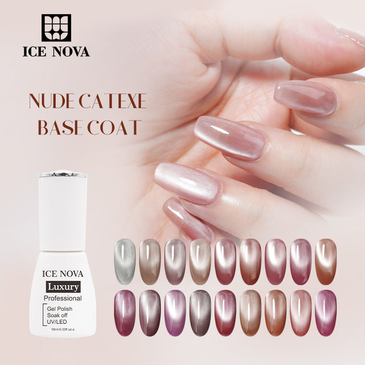 ICE NOVA | Nude Cat Eye Base Coat