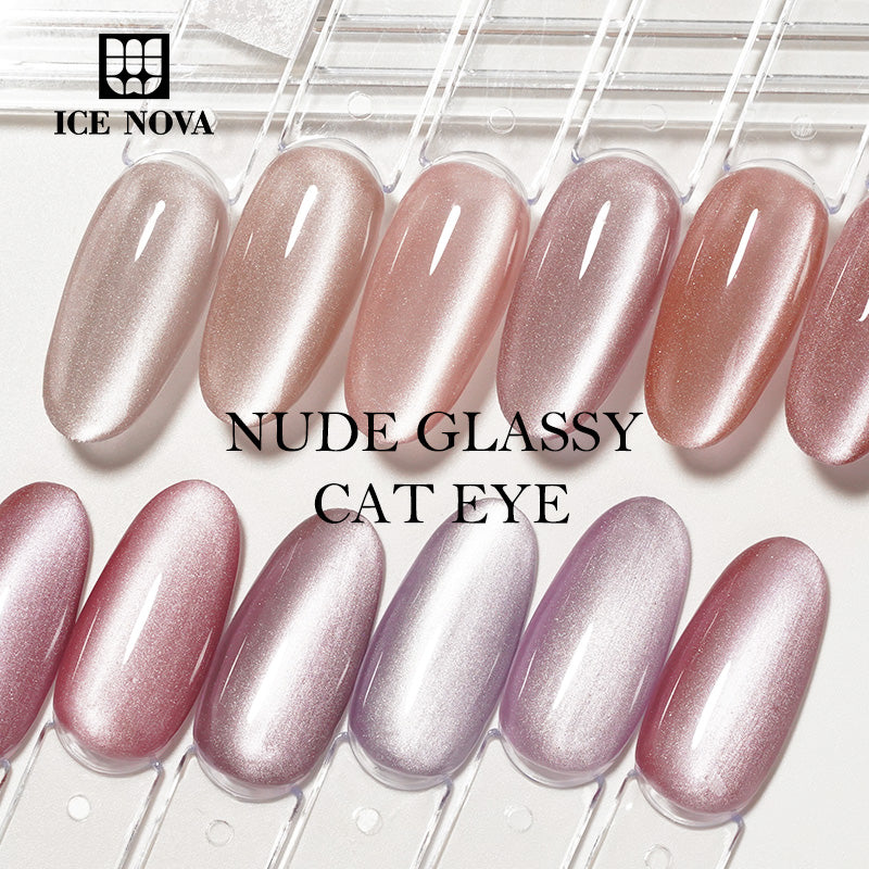 ICE NOVA | Nude Glassy Cat Eye