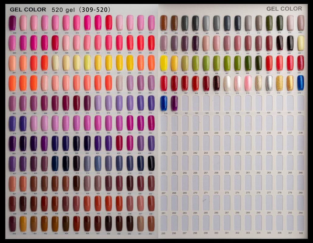 HIELO NOVA | Esmalte de uñas en gel de 520 colores