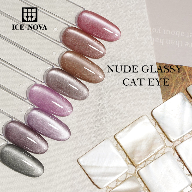 ICE NOVA | Nude Glassy Cat Eye