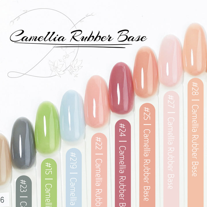 ICE NOVA | Camellia Rubber Base Coat