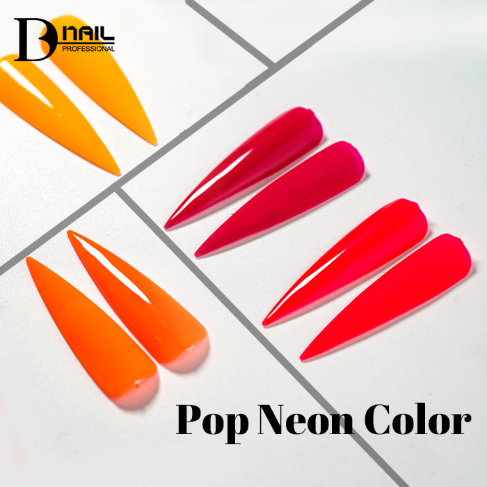 ICE NOVA | Pop Neon Colors 6+2 Pcs Set