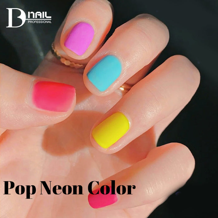 ICE NOVA | Pop Neon Colors 6+2 Pcs Set