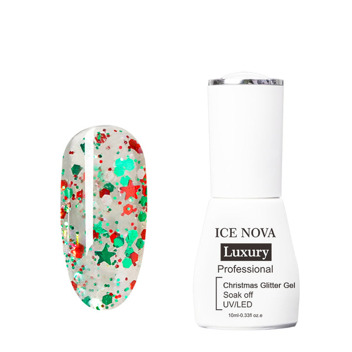ICE NOVA | Christmas Glitter Gel #10