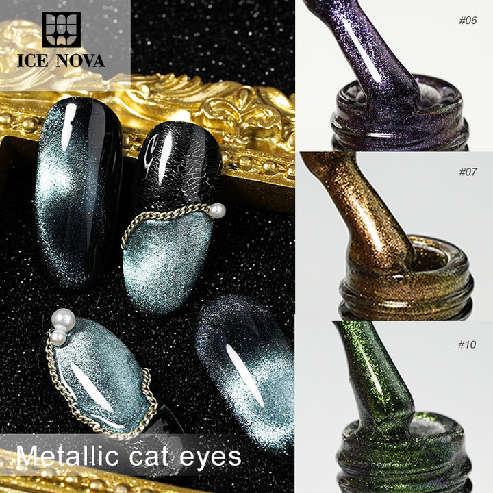 HIELO NOVA | Ojos de gato metálicos