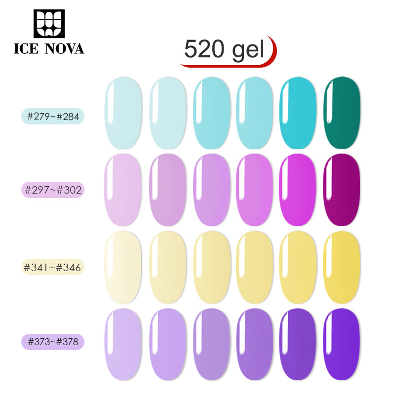 ICE NOVA | 520 Colors Gel Nail Polish