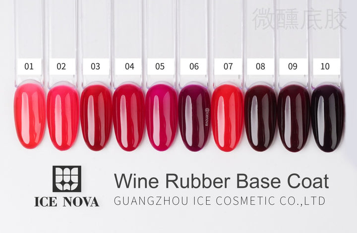 ICE NOVA | Wine Rubber Base Coat
