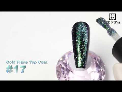 ICE NOVA | Gold Flake Top Coat