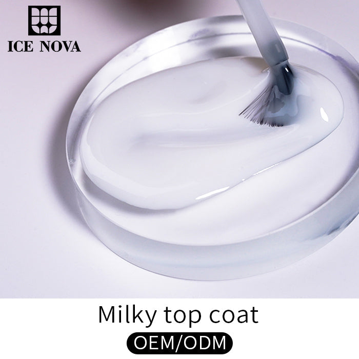 ICE NOVA Milky Gel Top Coat Nail – ICE NOVA Professional UV/LED